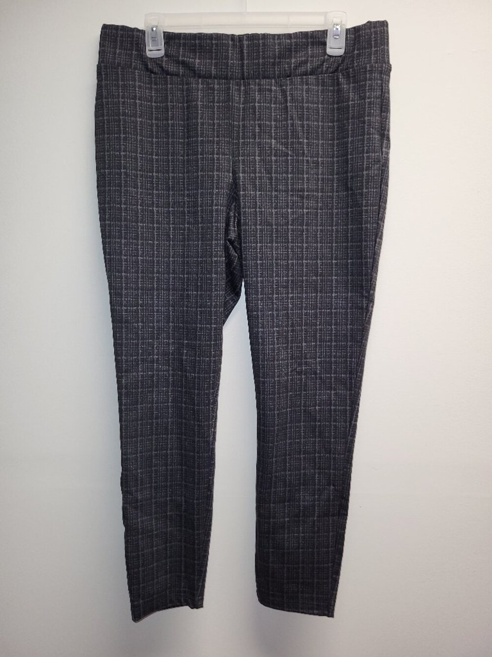 Lily Morgan Women’s Gray Patterned Dress Pants Size 16 Career Office Slacks